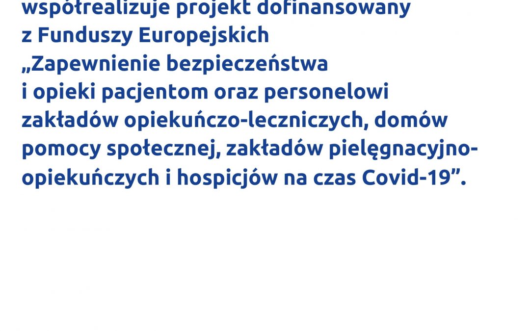 Informacja o projekcie dofinansowanego z Funduszy Europejskich